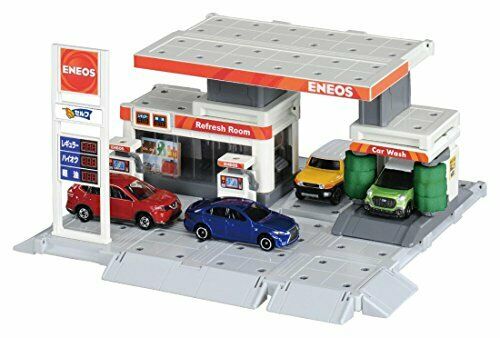 Takara Tomy Tomica Town Build City Gas Station Stand Eneos