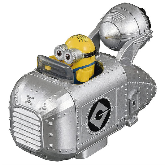 Takara Tomy Dream Tomica Ride On R01 Minion Dave X Glue Car - Minions Toy From Japan