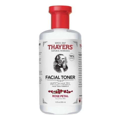Thayers Natural Remedies Facial Toner Witch Hazel With Aloe Vera - Alcohol Free 12 fl oz