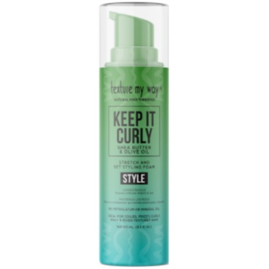 TEXTURE MY WAY KEEP IT CURLY STYLING FOAM 8.5 OZ