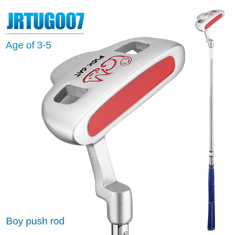 Golf Children Start To Learn The Cue Club - Blue Force Sports