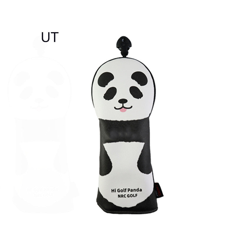Golf Wood Cover Panda Cartoon Protective Cover - Blue Force Sports