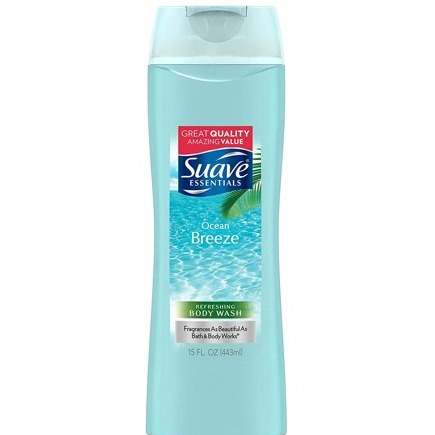 Suave Essentials Body Wash Ocean Breeze 15 oz