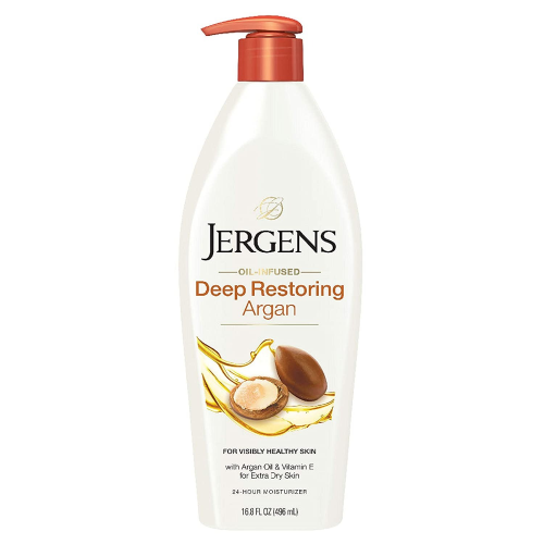 Jergens Deep Restoring Argan Moisturizer 16.8 Ounce