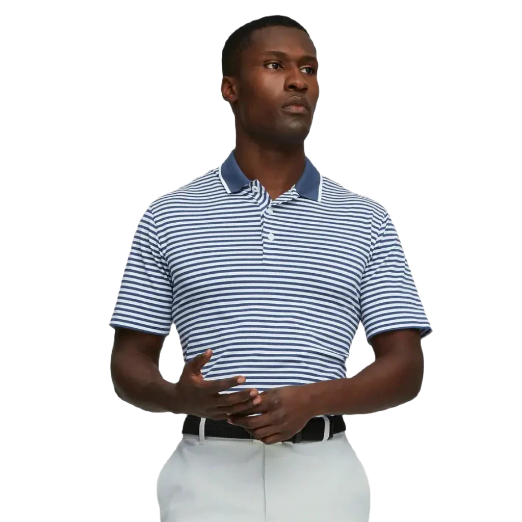 Puma MATTR Feeder Golf Polo - Navy