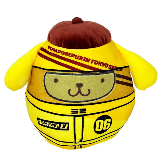 Squishmallows Sanrio 8" Pompompurin Tokyo Racer Plush Toy