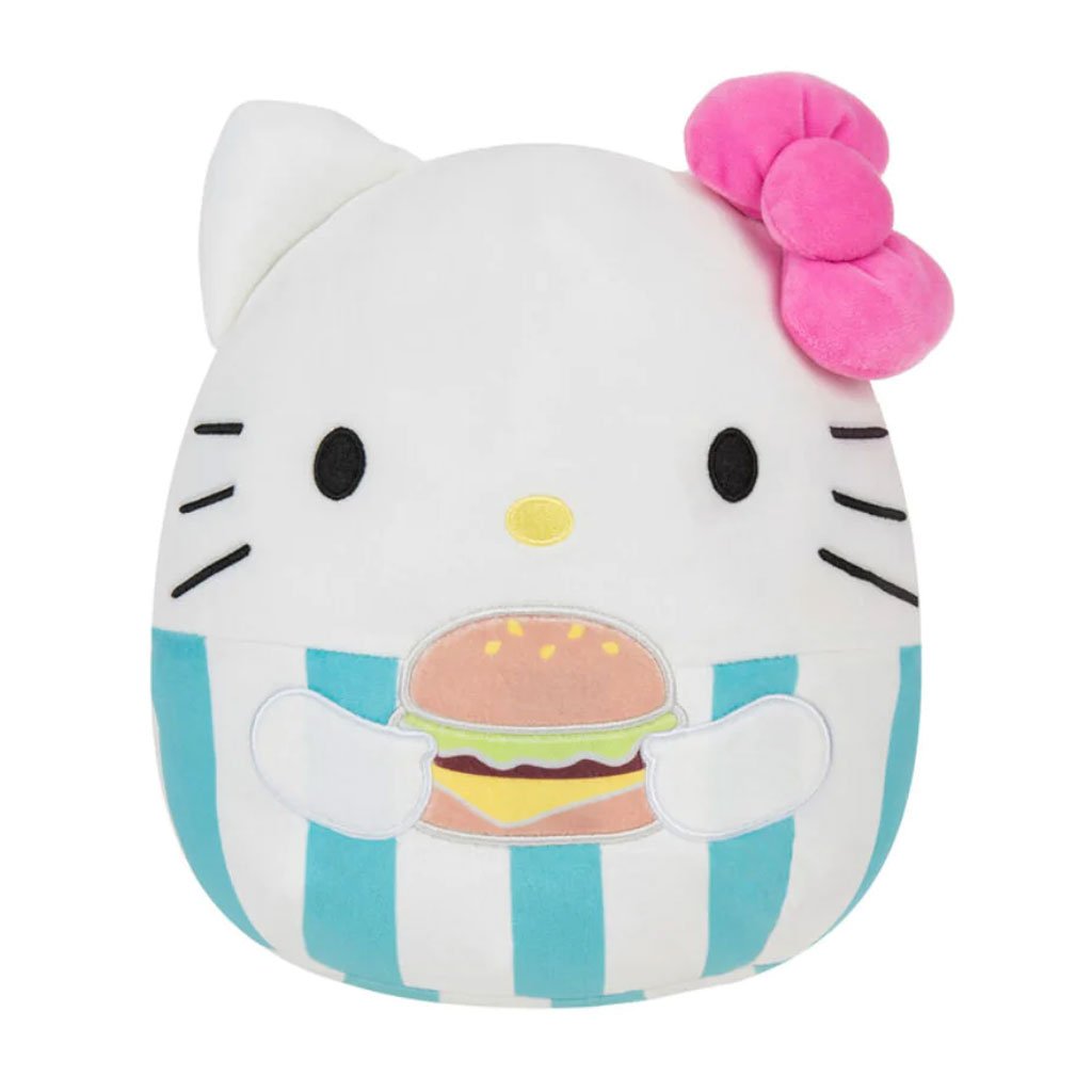 Squishmallows Sanrio Food Truck 8" Hello Kitty Cheeseburger Plush Toy