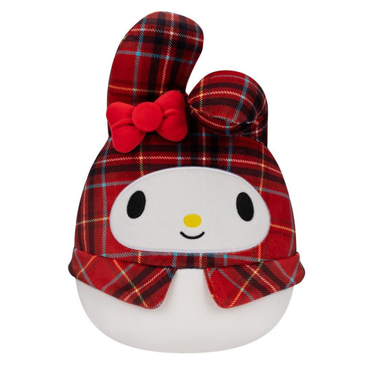 Squishmallows Sanrio 8" Plaid My Melody Plush Toy