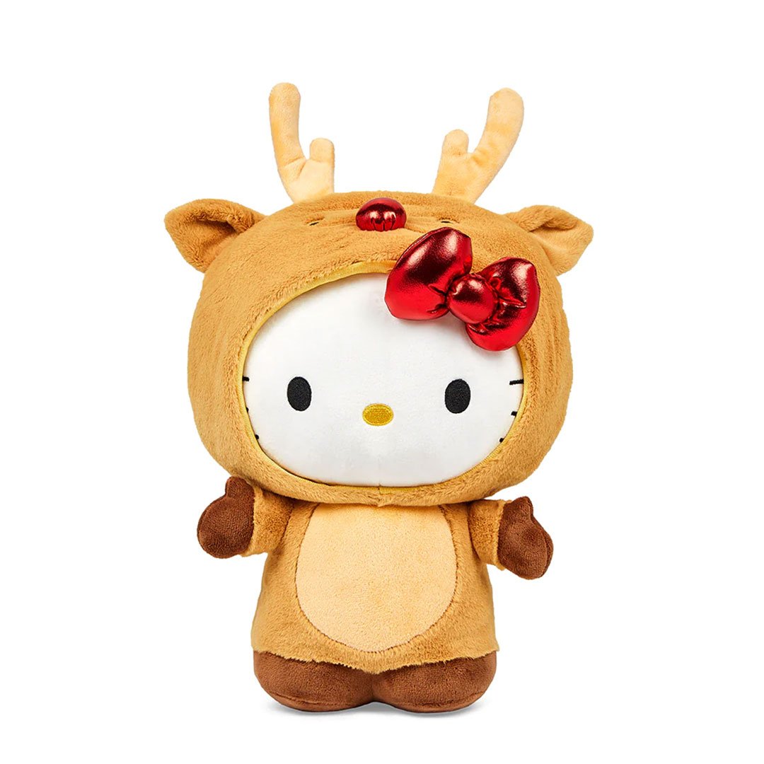 Kidrobot Sanrio 13" Hello Kitty Reindeer Plush Toy