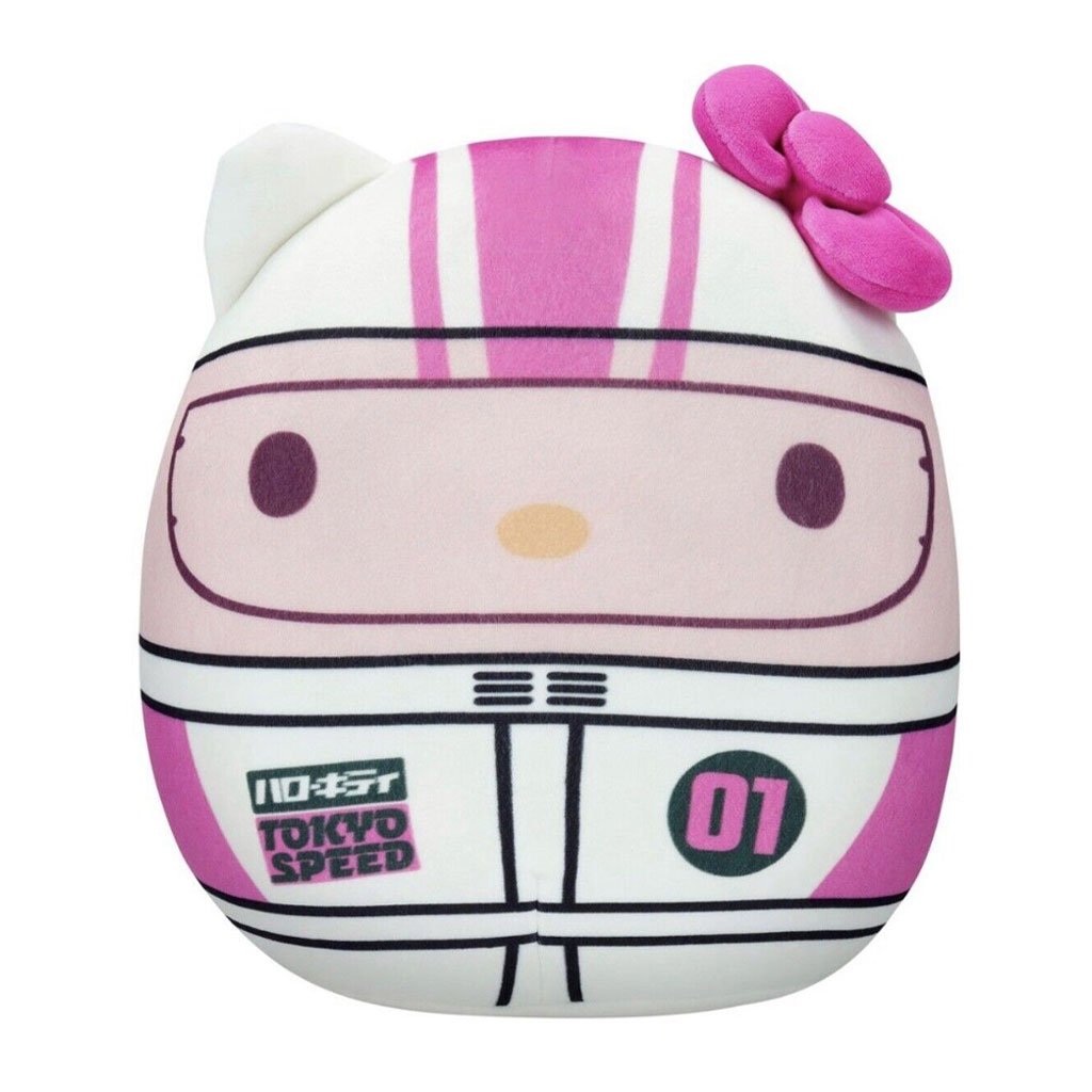 Squishmallows Sanrio 8" Hello Kitty Tokyo Racer Plush Toy