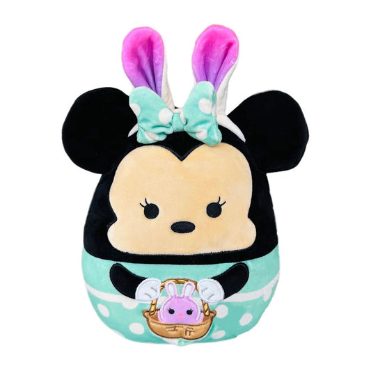 Squishmallows Disney Easter 8" Minnie Mouse Easter Bunny Plush Toy