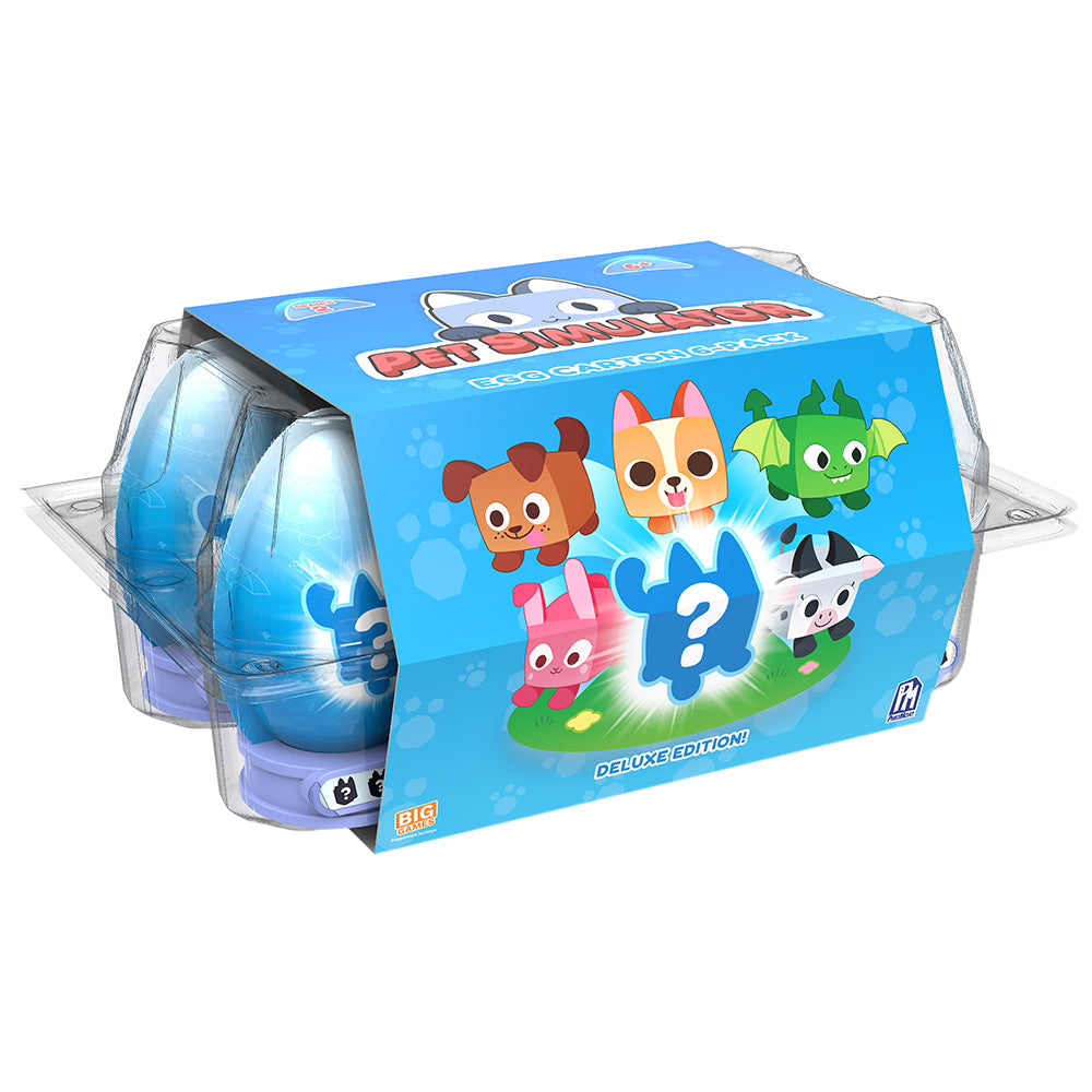 PET SIMULATOR - Mystery Minifigures Deluxe 6-Pack (Six Mystery Eggs & Pet Figures, Series 2) [Includes DLC]