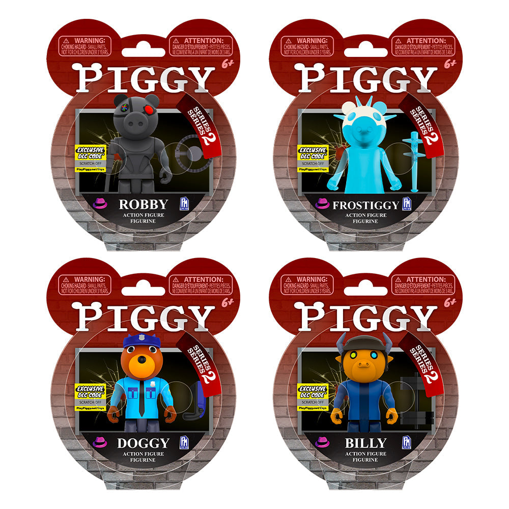PIGGY - Action Figures (3.5" Buildable Toys, Series 2) [Includes DLC]