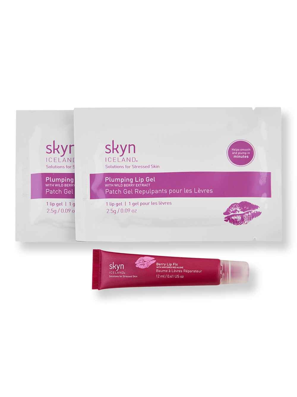 Skyn Iceland Plumping Lip Gels & Berry Lip Fix 12 ml