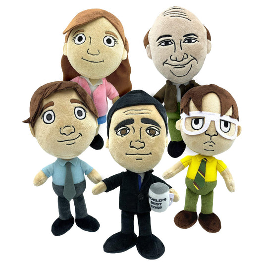 The Office - Collectible Plush Complete Set (Five 7" Plushies, Series 1)